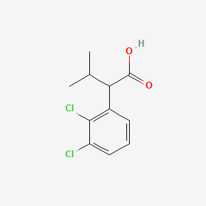 molecular formula C11H12Cl2O2 B7861047 2,3-Dichloro-alpha-(1-methylethyl)-benzeneacetic acid 
