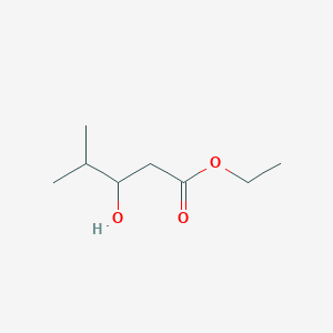 molecular formula C8H16O3 B7861064 Ethyl 3-hydroxy-4-methylpentanoate 