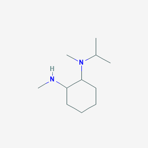 molecular formula C11H24N2 B7861102 N-Isopropyl-N,N'-dimethyl-cyclohexane-1,2-diamine 