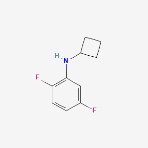 molecular formula C10H11F2N B7861157 N-cyclobutyl-2,5-difluoroaniline 