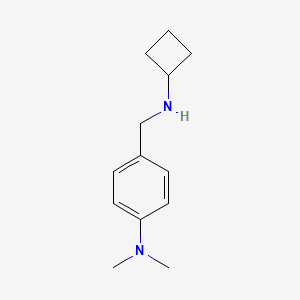 molecular formula C13H20N2 B7861211 4-[(cyclobutylamino)methyl]-N,N-dimethylaniline 