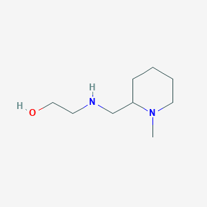 molecular formula C9H20N2O B7861358 2-(((1-Methylpiperidin-2-yl)methyl)amino)ethanol 