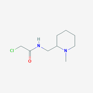 molecular formula C9H17ClN2O B7861362 2-Chloro-N-(1-methyl-piperidin-2-ylmethyl)-acetamide 