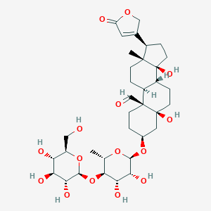 molecular formula C35H52O15 B078614 康瓦洛苷 CAS No. 13473-51-3