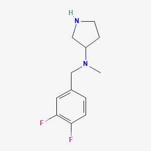molecular formula C12H16F2N2 B7861510 N-(3,4-Difluorobenzyl)-N-methylpyrrolidin-3-amine 
