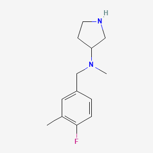 molecular formula C13H19FN2 B7861512 N-(4-Fluoro-3-methylbenzyl)-N-methylpyrrolidin-3-amine 