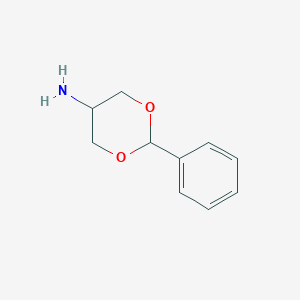 molecular formula C10H13NO2 B078616 2-Phenyl-1,3-dioxan-5-amine CAS No. 13042-45-0