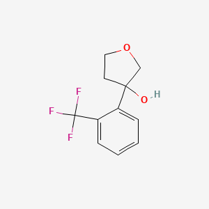 3-[2-(Trifluoromethyl)phenyl]oxolan-3-ol