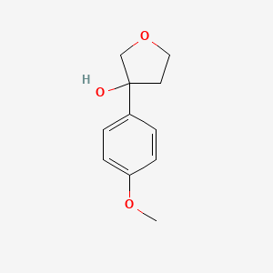 molecular formula C11H14O3 B7861693 3-(4-Methoxyphenyl)oxolan-3-ol 