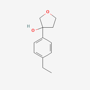 3-(4-Ethylphenyl)oxolan-3-ol