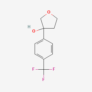 3-[4-(Trifluoromethyl)phenyl]oxolan-3-ol