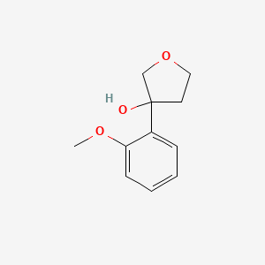 molecular formula C11H14O3 B7861763 3-(2-Methoxyphenyl)oxolan-3-ol 
