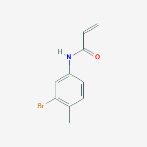 molecular formula C10H10BrNO B7861786 N-(3-Bromo-4-methyl-phenyl)prop-2-enamide 