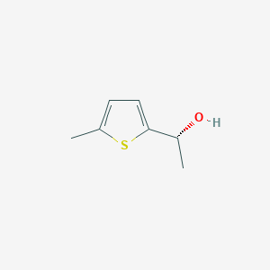molecular formula C7H10OS B7861828 (R)-1-(5-Methylthiophen-2-yl)ethan-1-ol 