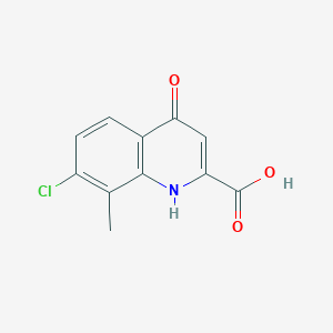 7-Chloro-8-methyl-4-oxo-1,4-dihydroquinoline-2-carboxylic acid