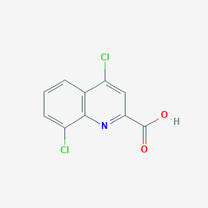 molecular formula C10H5Cl2NO2 B7861868 4,8-Dichloroquinoline-2-carboxylic acid 