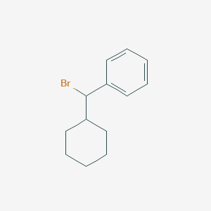 molecular formula C13H17Br B7861935 (Bromocyclohexylmethyl)benzene 