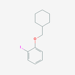molecular formula C13H17IO B7862000 1-(Cyclohexylmethoxy)-2-iodobenzene 