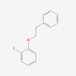 molecular formula C14H13IO B7862003 2-Iodo-1-(phenethyloxy)benzene 