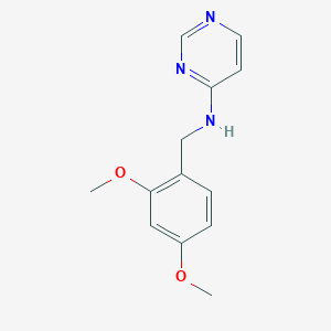 molecular formula C13H15N3O2 B7862104 N-(2,4-Dimethoxybenzyl)pyrimidin-4-amine 