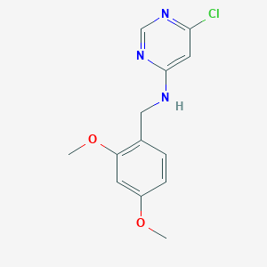 molecular formula C13H14ClN3O2 B7862112 6-Chloro-N-(2,4-dimethoxybenzyl)pyrimidin-4-amine 