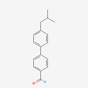 4-[4-(2-Methylpropyl)phenyl]benzaldehyde