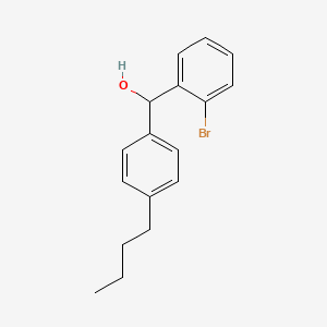 molecular formula C17H19BrO B7862168 (2-Bromophenyl)(4-butylphenyl)methanol 
