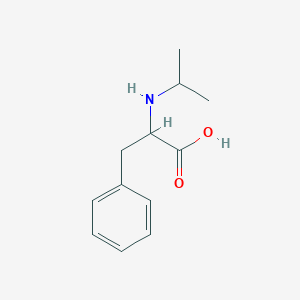 molecular formula C12H17NO2 B7862190 2-(Isopropylamino)-3-phenylpropanoic acid 