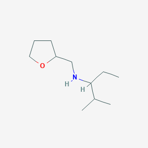 molecular formula C11H23NO B7862210 (2-Methylpentan-3-yl)(oxolan-2-ylmethyl)amine 