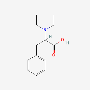 molecular formula C13H19NO2 B7862355 2-(Diethylamino)-3-phenylpropanoic acid 