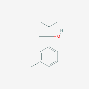 molecular formula C12H18O B7862445 2-(3-Methylphenyl)-3-methyl-butan-2-ol 
