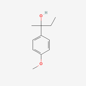 molecular formula C11H16O2 B7862499 2-(4-甲氧基苯基)丁烷-2-醇 