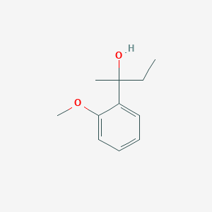 molecular formula C11H16O2 B7862521 2-(2-Methoxyphenyl)-2-butanol 