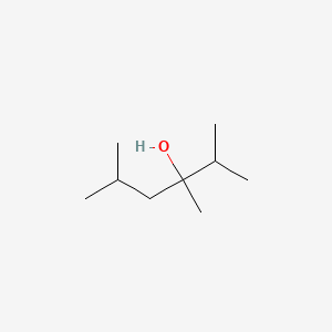 molecular formula C9H20O B7862534 2,3,5-Trimethylhexan-3-ol CAS No. 65927-60-8