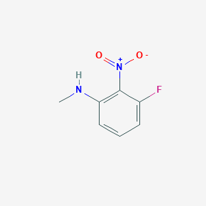 molecular formula C7H7FN2O2 B7862543 3-fluoro-N-methyl-2-nitroaniline 