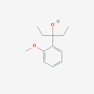molecular formula C12H18O2 B7862563 3-(2-甲氧基苯基)-3-戊醇 CAS No. 53847-40-8