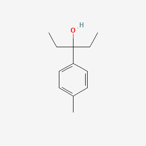 molecular formula C12H18O B7862573 3-(4-Methylphenyl)-3-pentanol 