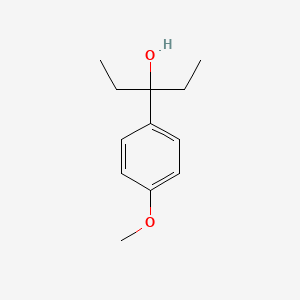 molecular formula C12H18O2 B7862588 3-(4-甲氧苯基)-3-戊醇 