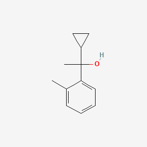 molecular formula C12H16O B7862608 1-Cyclopropyl-1-(o-tolyl)ethanol 
