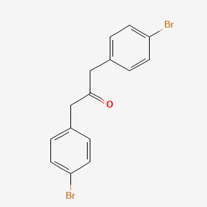 molecular formula C15H12Br2O B7862640 1,3-Bis(4-bromophenyl)propan-2-one 