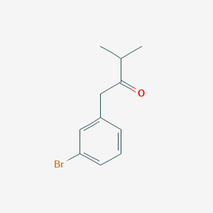 molecular formula C11H13BrO B7862664 1-(3-Bromophenyl)-3-methylbutan-2-one 