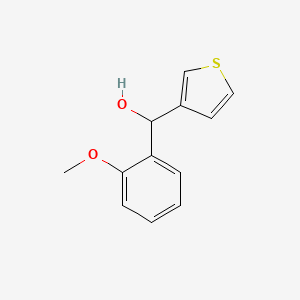 molecular formula C12H12O2S B7862709 2-Methoxyphenyl-(3-thienyl)methanol 
