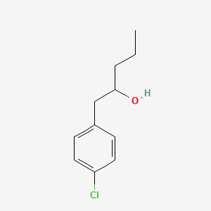 molecular formula C11H15ClO B7862711 1-(4-Chlorophenyl)-2-pentanol 
