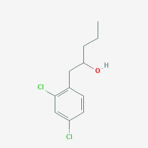 molecular formula C11H14Cl2O B7862720 1-(2,4-Dichlorophenyl)-2-pentanol 