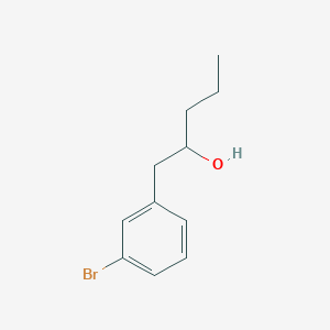 molecular formula C11H15BrO B7862739 1-(3-Bromophenyl)-2-pentanol 