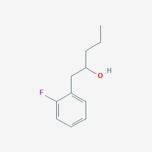 molecular formula C11H15FO B7862747 1-(2-Fluorophenyl)pentan-2-ol 