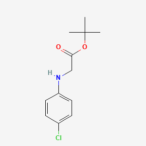 molecular formula C12H16ClNO2 B7862796 N-(4-Chlorophenyl)glycine tert-Butyl ester CAS No. 139088-99-6