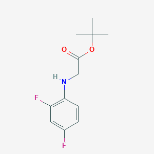 molecular formula C12H15F2NO2 B7862806 N-(2,4-Difluorophenyl)glycine tert-Butyl ester 