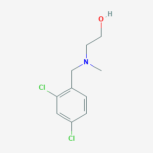 molecular formula C10H13Cl2NO B7862823 2-[(2,4-Dichloro-benzyl)-methyl-amino]-ethanol 