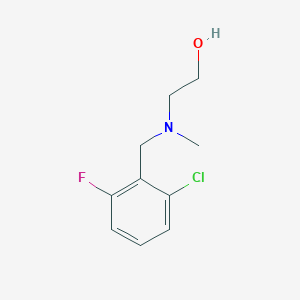 molecular formula C10H13ClFNO B7862837 2-[(2-Chloro-6-fluoro-benzyl)-methyl-amino]-ethanol 